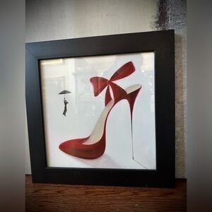 Inna Panasenko Red Stiletto Obsession High Heels Acrylic Painting